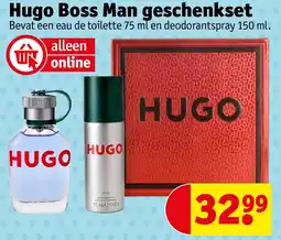 Kruidvat Hugo Boss Man geschenkset aanbieding