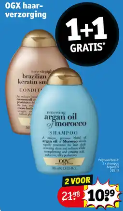 Kruidvat OGX haarverzorging aanbieding