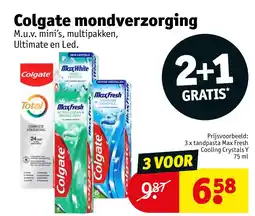 Kruidvat Colgate mondverzorging aanbieding