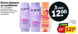 Kruidvat Elseve shampoo en conditioner aanbieding