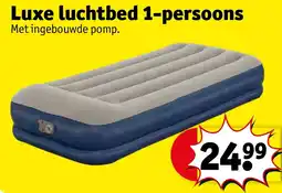 Kruidvat Luxe luchtbed 1-persoons aanbieding