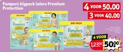 Kruidvat Pampers bigpack luiers Premium Protection aanbieding