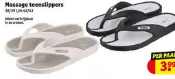 Kruidvat Massage teenslippers aanbieding