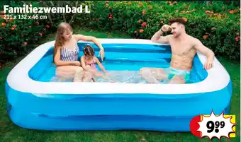 Kruidvat Familiezwembad L aanbieding