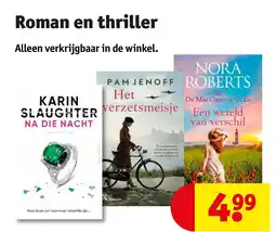 Kruidvat Roman en thriller aanbieding