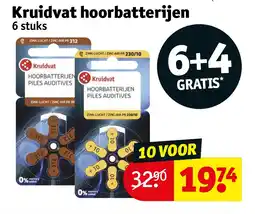 Kruidvat Kruidvat hoorbatterijen aanbieding