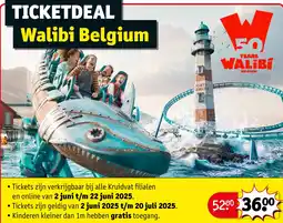 Kruidvat TICKETDEAL Walibi Belgium aanbieding