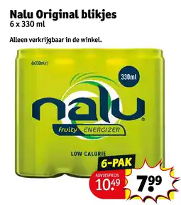 Kruidvat Nalu Original blikjes aanbieding