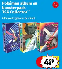 Kruidvat Pokémon album en boosterpack TCG Collector aanbieding