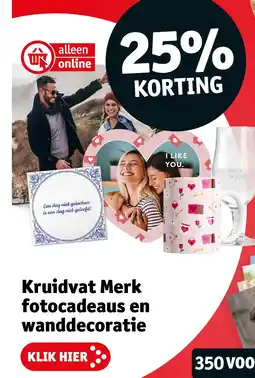 Kruidvat Kruidvat Merk fotocadeaus en wanddecoratie aanbieding