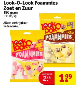 Kruidvat Look-O-Look Foammies Zoet en Zuur aanbieding