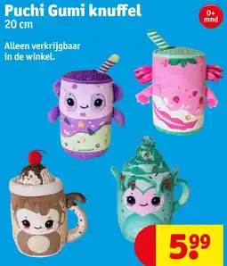 Kruidvat Puchi Gumi knuffel aanbieding