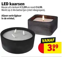 Kruidvat LED kaarsen aanbieding
