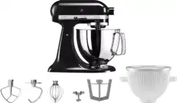 Coolblue KitchenAid Artisan Mixer 5KSM125 Onyx Zwart + IJsbereider aanbieding