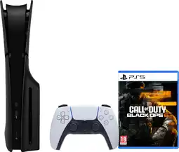 Coolblue PlayStation 5 Slim Disc Edition + Call of Duty: Black Ops 6 + Façades Noir aanbieding
