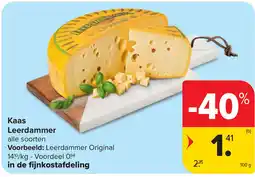 Carrefour Market Kaas Leerdammer aanbieding