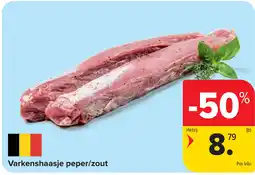 Carrefour Market Varkenshaasje peper/zout aanbieding