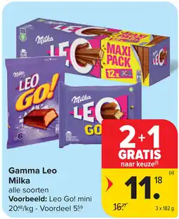 Carrefour Market Gamma Leo Milka aanbieding