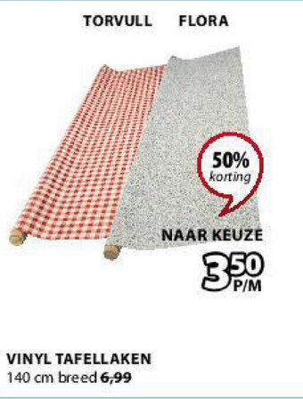 Jysk Vinyl Tafellaken aanbieding