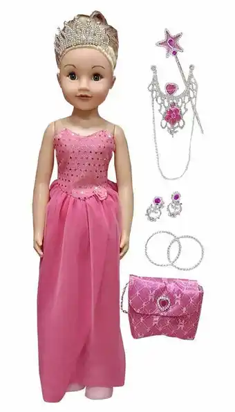 Fun Kenza Dolls Wandelpop Prinses 71 cm (1 van assortiment) aanbieding