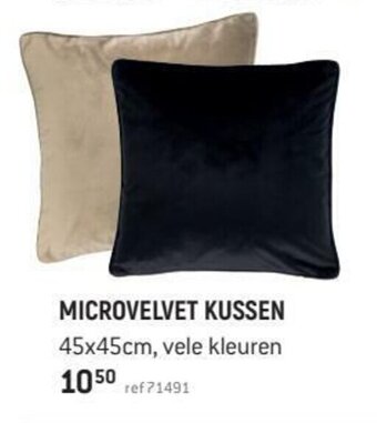 Freetime Microvelvet Kussen aanbieding