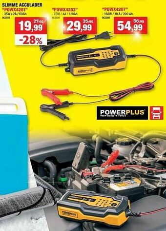 Hubo Powerplus slimme acculader powx4201 aanbieding