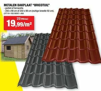 Hubo Metalen dakplaat bricotuil aanbieding