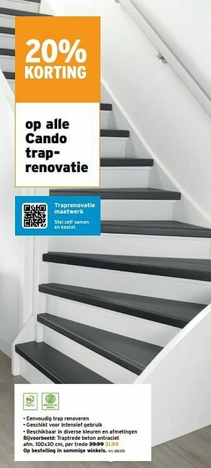 GAMMA Traptrede beton antraciet aanbieding