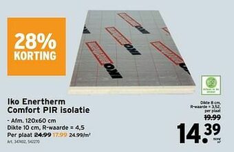 GAMMA Iko enertherm comfort pir isolatie aanbieding