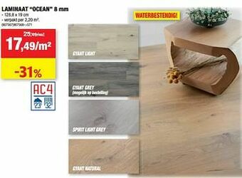 Hubo Laminaat ocean aanbieding