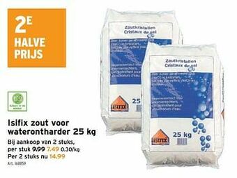GAMMA Isifix zout voor waterontharder aanbieding