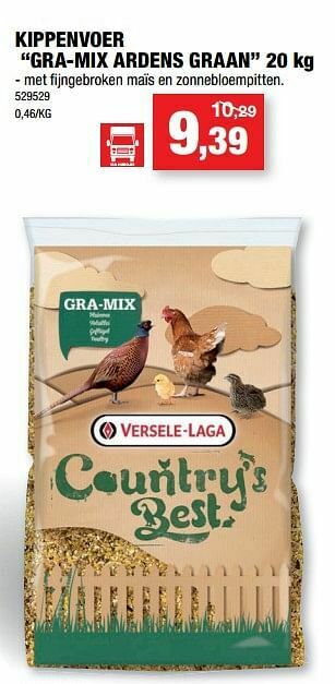 Hubo Kippenvoer gra-mix ardens graan aanbieding