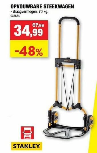 Hubo Opvouwbare steekwagen aanbieding