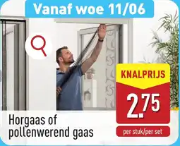 ALDI Horgaas of pollenwerend gaas aanbieding