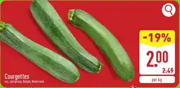 ALDI Courgettes aanbieding