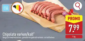 ALDI Chipolata varken kalf aanbieding