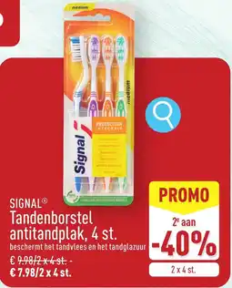 ALDI Signal tandenborstel antitandplak aanbieding