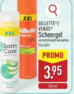 ALDI Gillette venus scheergel aanbieding