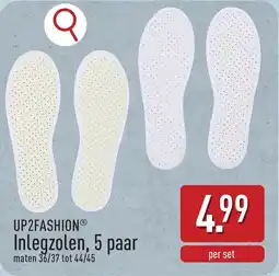 ALDI Up2fashion inlegzolen aanbieding