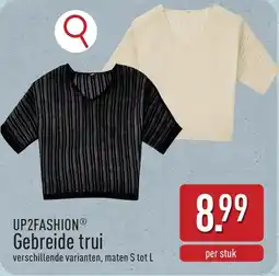 ALDI Up2fashion gebreide trui aanbieding