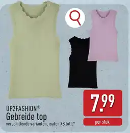 ALDI Up2fashion gebreide top aanbieding