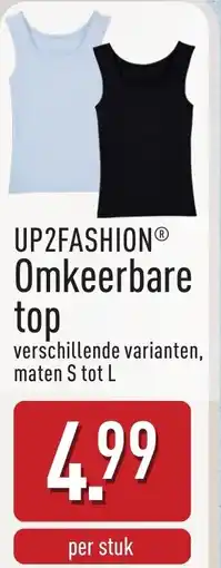 ALDI Up2fashion omkeerbare top aanbieding