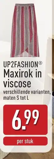 ALDI Up2fashion maxirok in viscose aanbieding