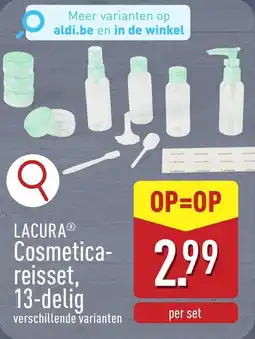ALDI Lacura cosmetica- reisset aanbieding