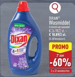 ALDI Dixan wasmiddel aanbieding