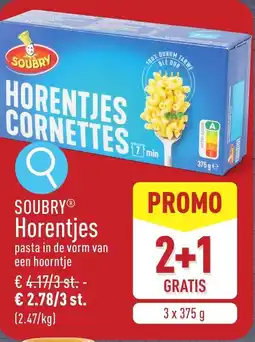 ALDI Soubry horentjes aanbieding