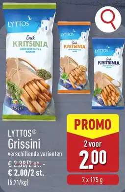 ALDI Lyttos grissini aanbieding