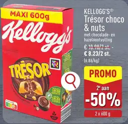 ALDI Kellogg's trésor choco & nuts aanbieding