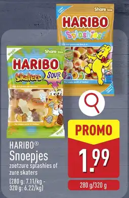 ALDI Haribo Snoepjes aanbieding
