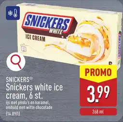 ALDI Snickers White Ice Cream aanbieding